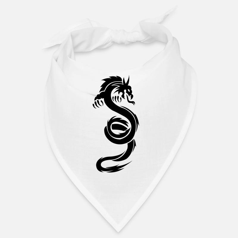 dragon - Bandana - blanc