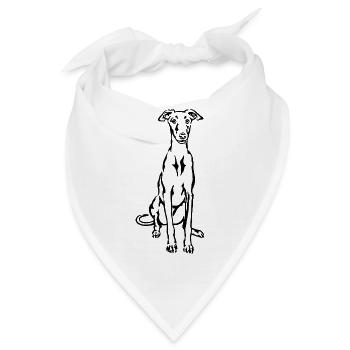 Galgo - Bandana - Weiß - Vorne