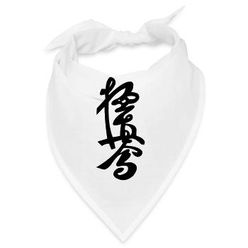 Kyokushinkai Zeichen - Bandana - Weiß - Vorne