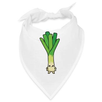 Lauch - Bandana - Weiß - Vorne