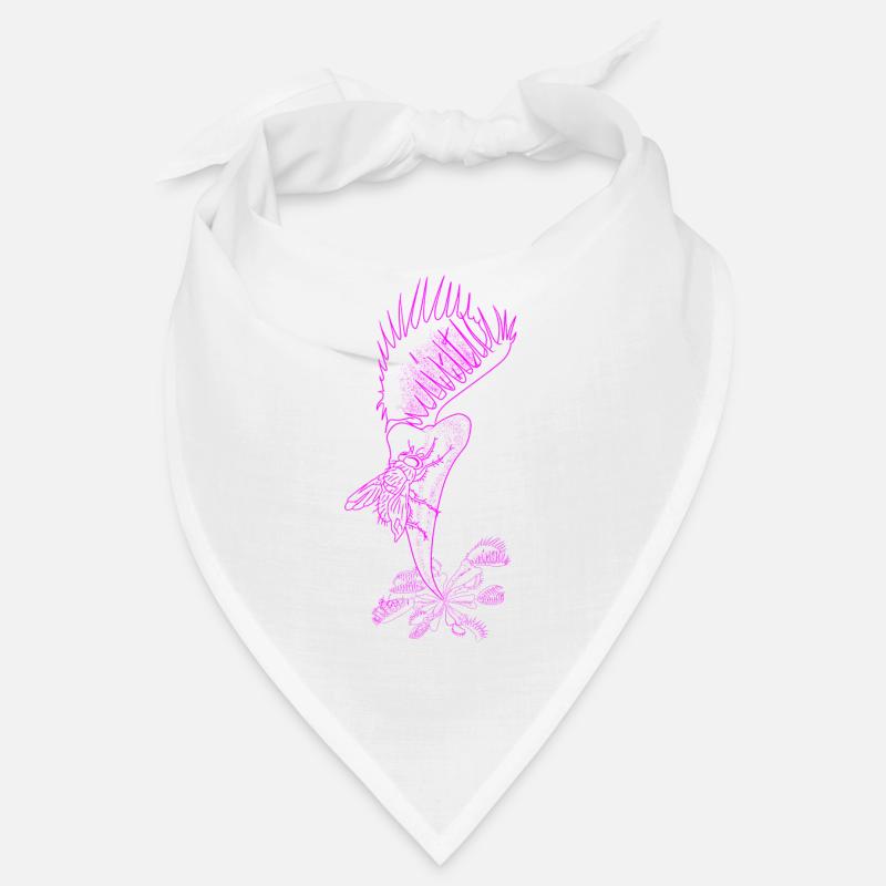 The Pink Venus Flytrap - Bandana - Weiß