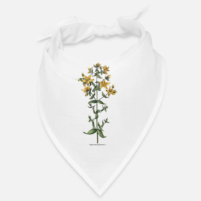 St. John's wort - Bandana - white