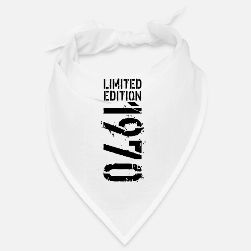 LIMITIERTE EDITION 1970 SCHWARZ Bandana
