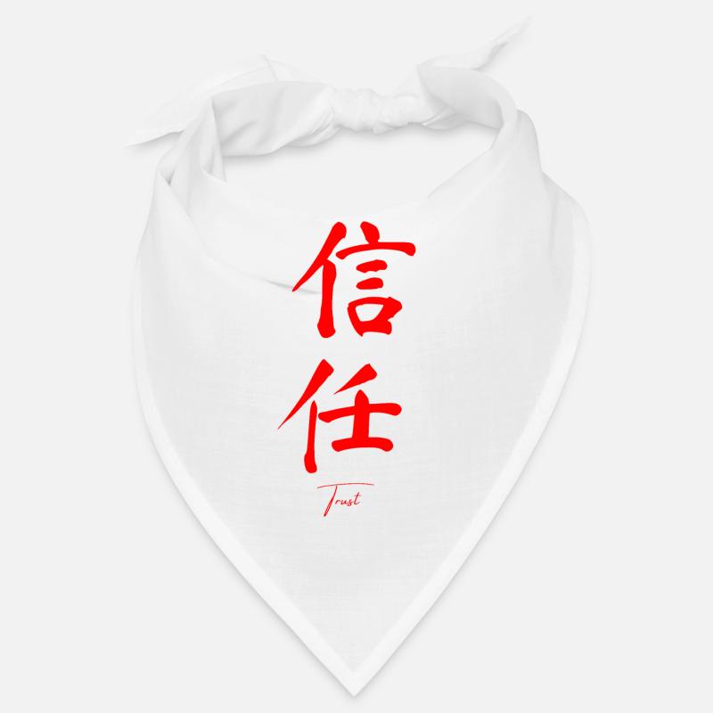 Chinesisch - Bandana - Weiß