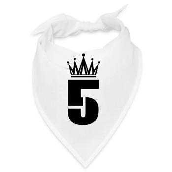 5 - Bandana - Weiß - Vorne