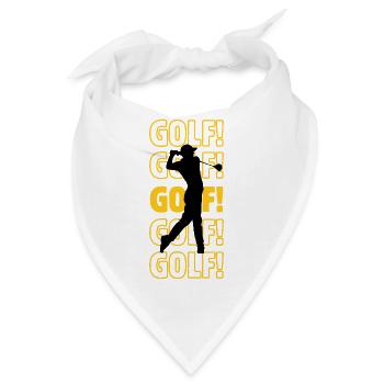 Golf golf Golf - Bandana - Weiß - Vorne