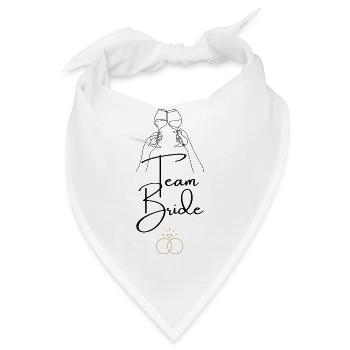 Poltern - Bandana - Weiß - Vorne