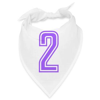 2 - Bandana - Weiß - Vorne