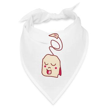 Tee - Bandana - Weiß - Vorne