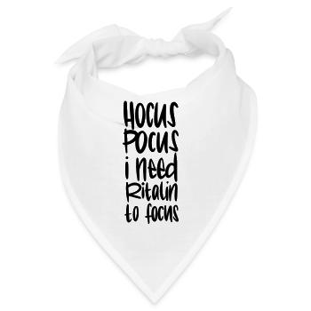 Hocus Pocus Focus - Bandana - Weiß - Vorne