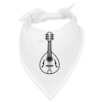 Mandoline - Bandana - Weiß - Vorne