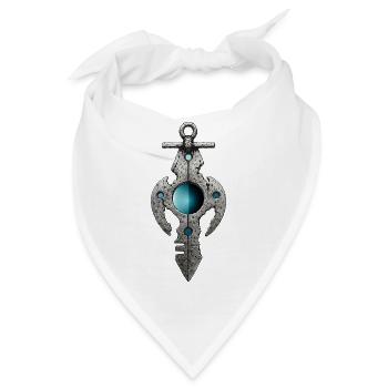 Sacred Fragment – Mystisches Sigil - Bandana - Weiß - Vorne