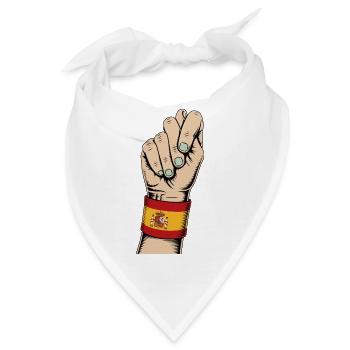 Figa Española Amulettbeschützer gegen das Böse - Bandana - Weiß - Vorne