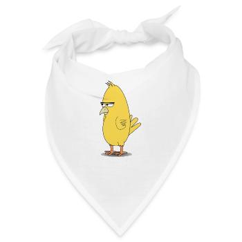 Angry Bird - Bandana - Weiß - Vorne