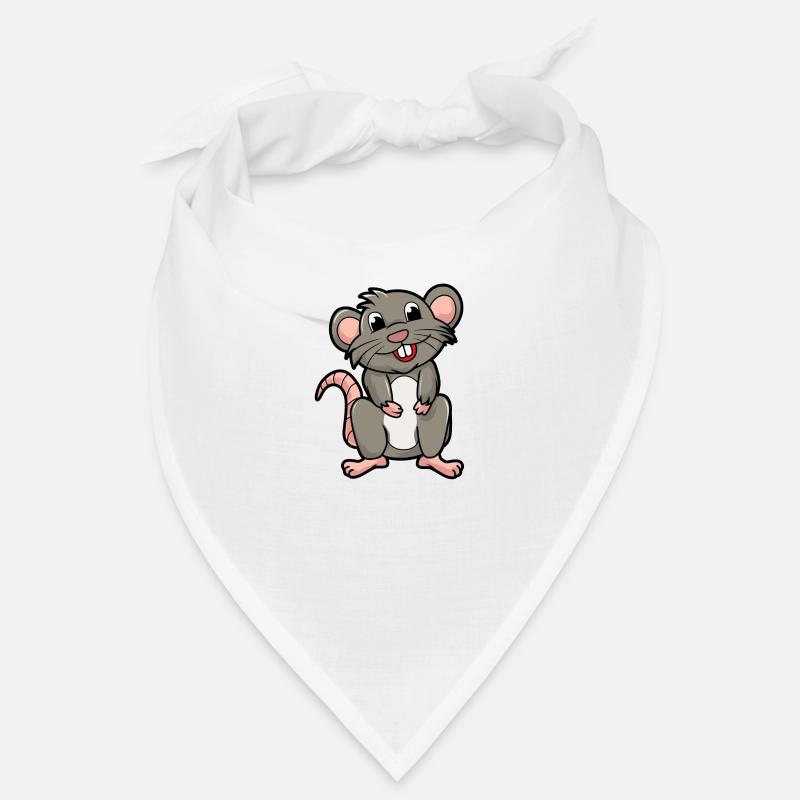 rat - Bandana - blanc