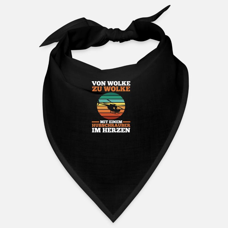Pilot Helikopter Hubschrauber Bandana