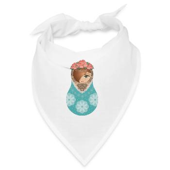 Matroschka Julia - Bandana - Weiß - Vorne