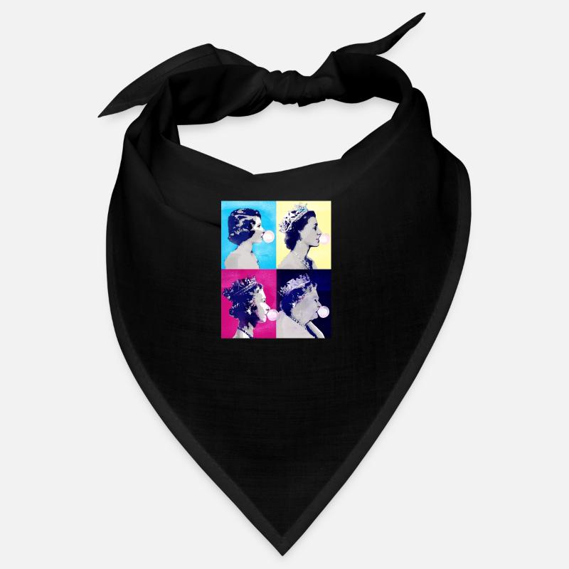 dQueen II -Elizabeth England Queen,Chewing Gum,pop-ar Bandana