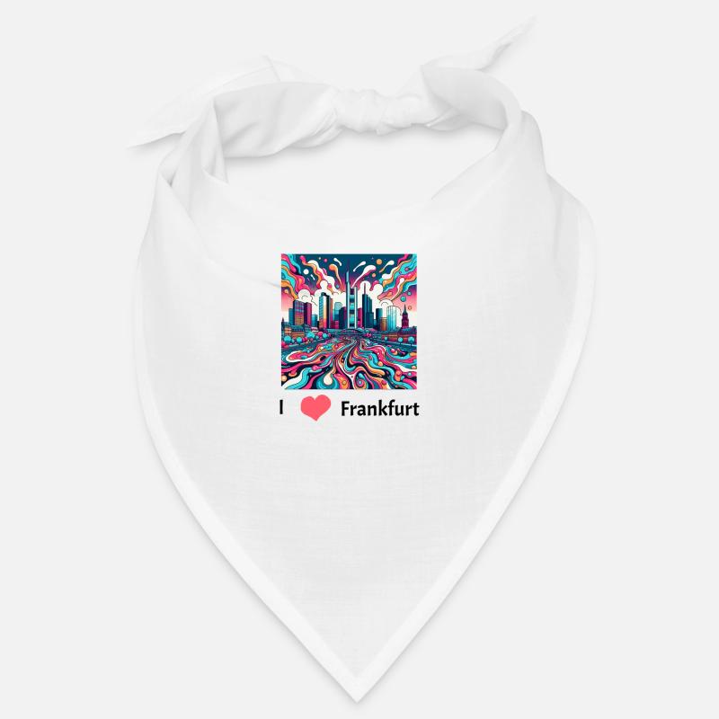 frankfurt - Bandana - Weiß