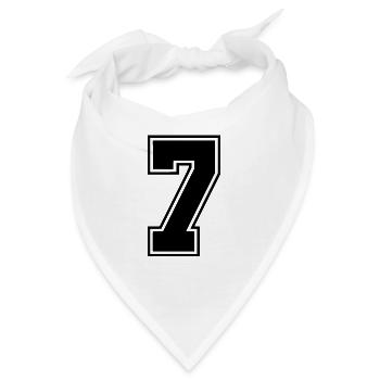 7 - Bandana - Weiß - Vorne