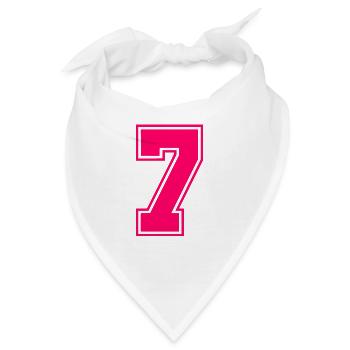 7 - Bandana - Weiß - Vorne