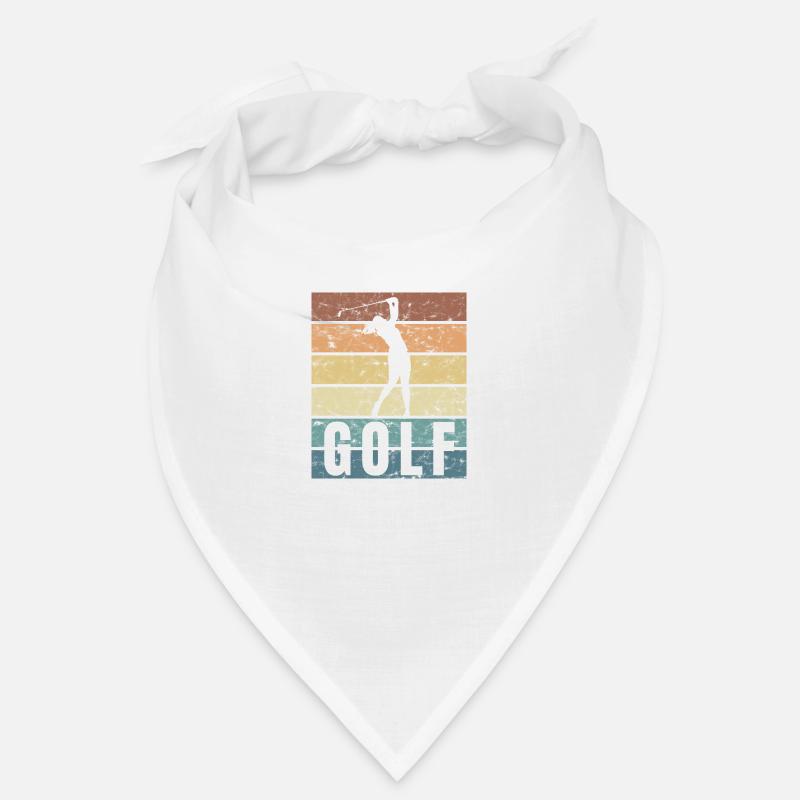 Golfing Golf Course Crunge Funny Golfer Bandana