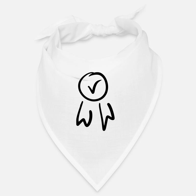 Check / Done Badges, Tick Emblem, Medals. Bandana