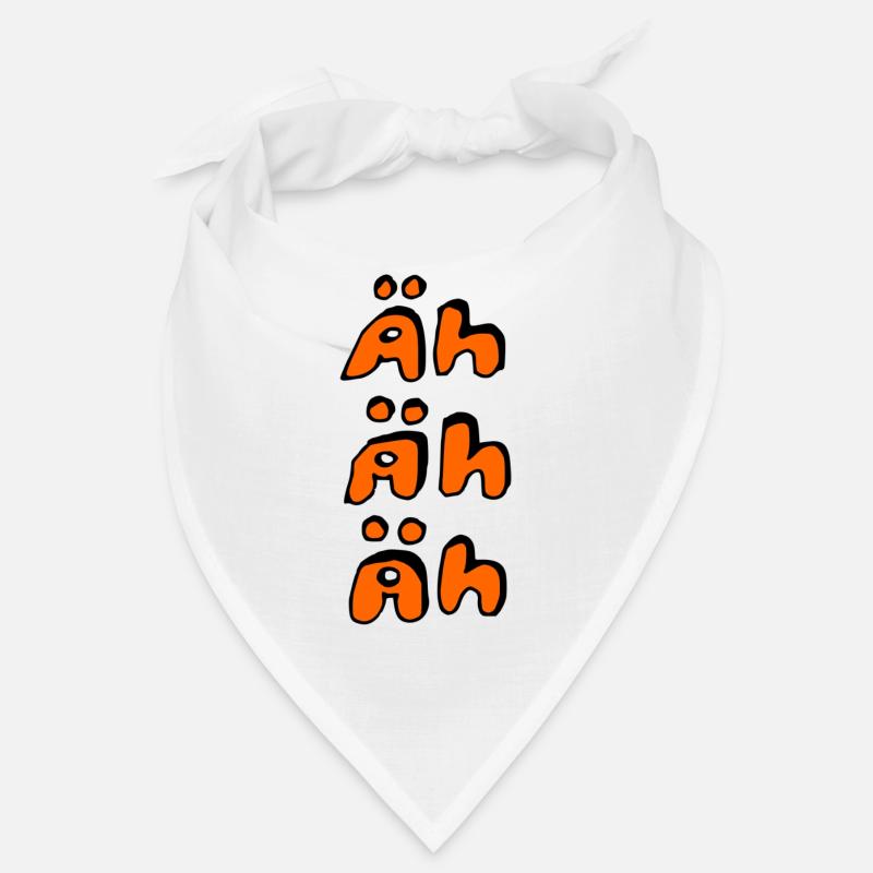 äh äh äh - Bandana - Weiß