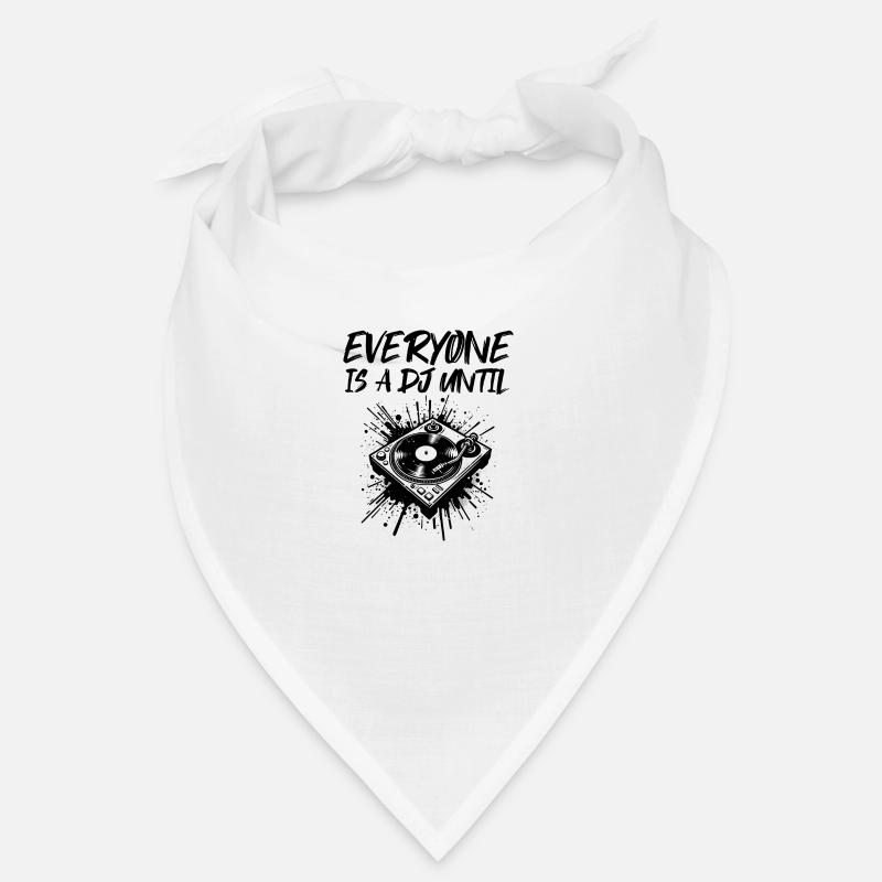 Funny DJ Turntable Humor Accessories Gift Bandana