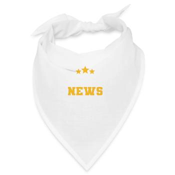 Beste Nachrichtenreporter. Nachrichtenreporter Gif - Bandana - Weiß - Vorne