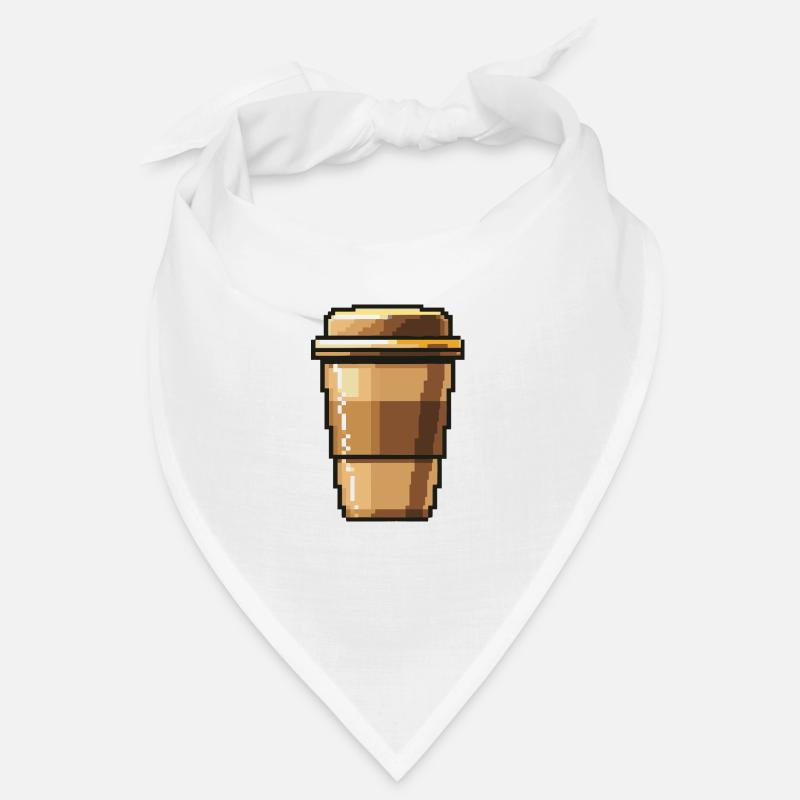 Coffee to go Pixel Gamer Kaffee Bandana