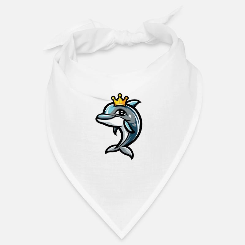Dolphin Comic Crown Bandana
