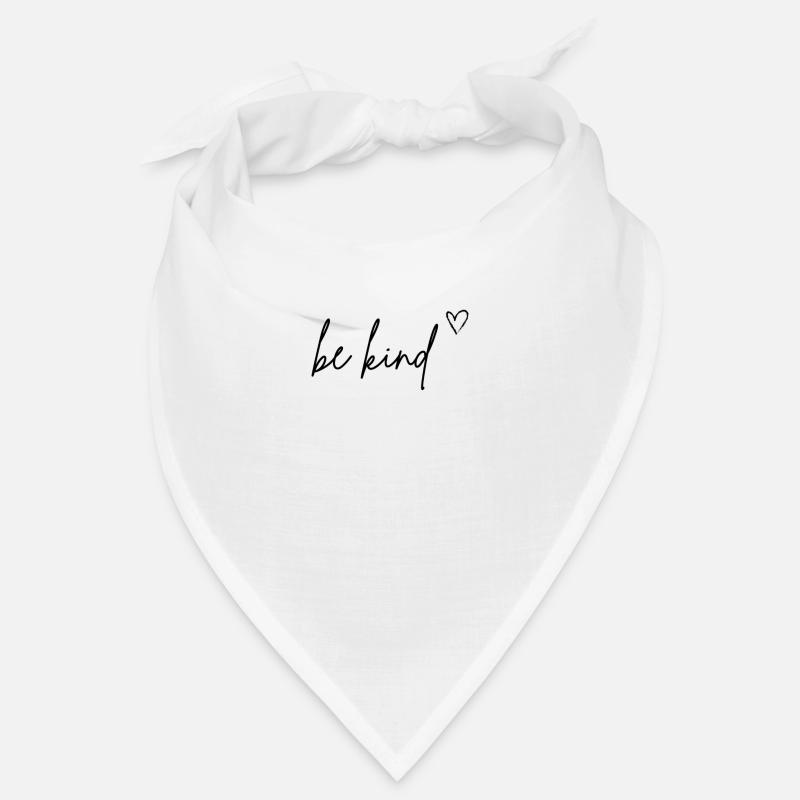 be kind - Bandana - Weiß