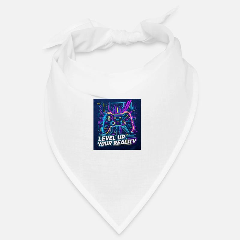 Level Up Your Reality Neon Controller Bandana