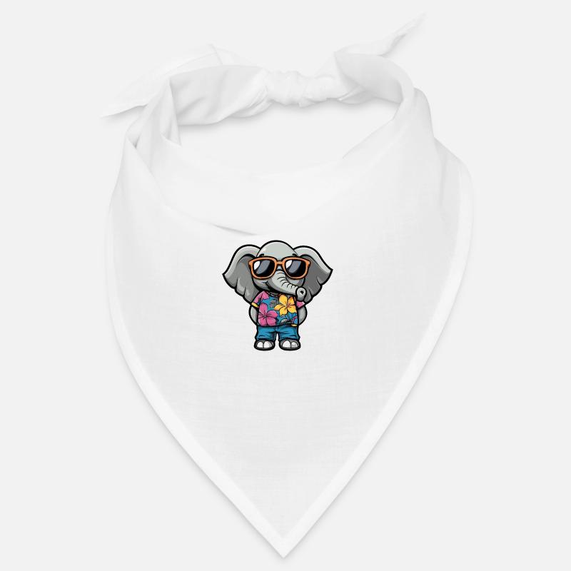 Elephant Comic Holiday Bandana