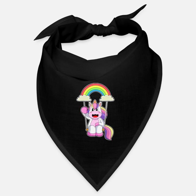 Unicorn Rainbow Clouds Bandana