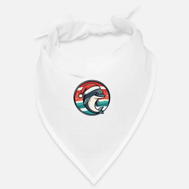 Delfin Weihnachten X-Mas Bandana