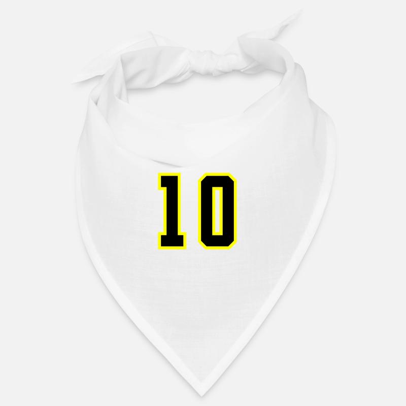 10 Number Jersey Ten Bandana