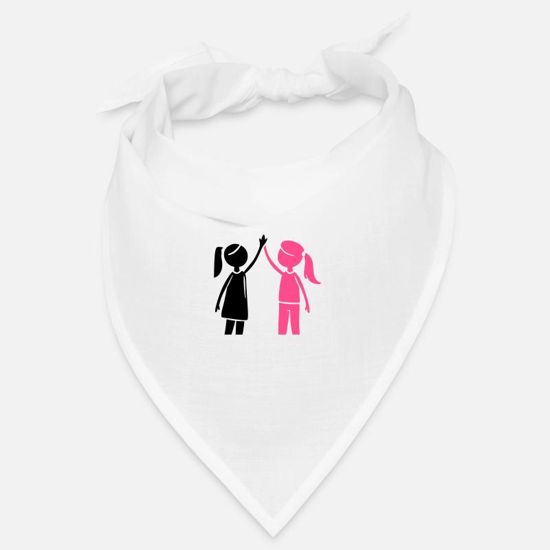 Amitié Fille Meilleur Ami Bandana