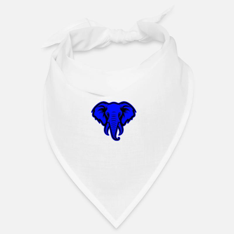 Portrait d’animal éléphant Bandana