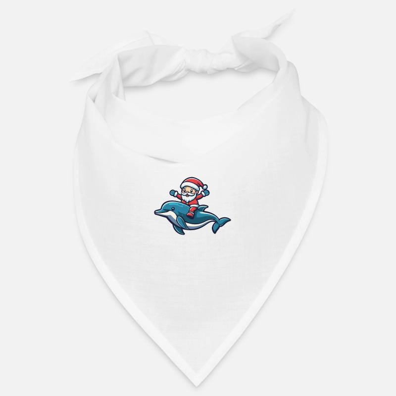 Dauphin Père Noël Bandana