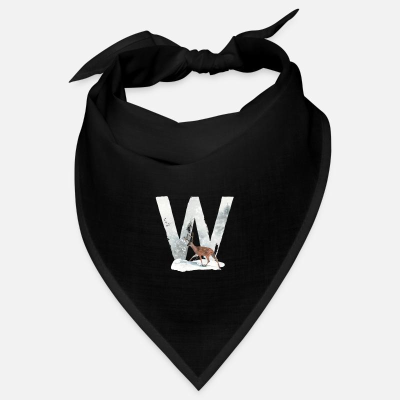 W – caractère décoratif – hiver Bandana