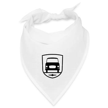 Barkas B1000 Wappen - Bandana - Weiß - Vorne