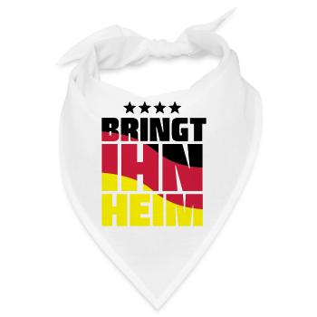 bringt ihn heim! WM pokal - Bandana - Weiß - Vorne