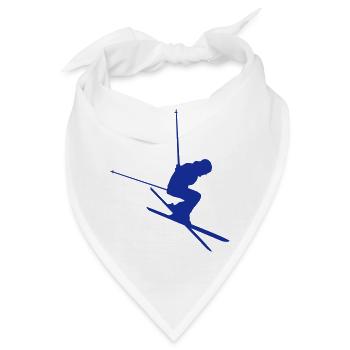 ski - Bandana - Weiß - Vorne