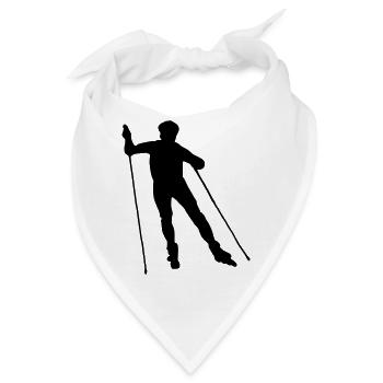 nordic skating - Bandana - Weiß - Vorne