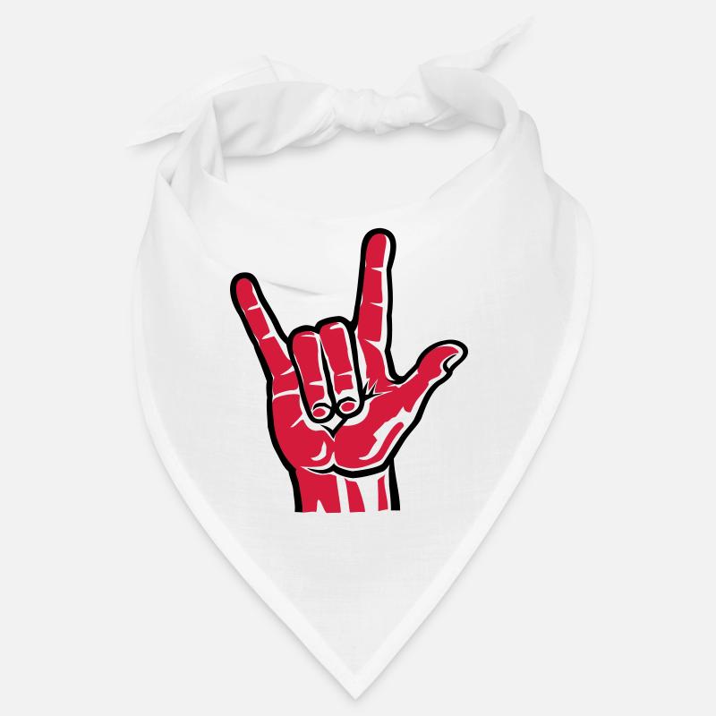 Devil Rock Hand (short) 2c Bandana