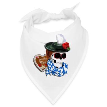 fesches Madl - Bandana - Weiß - Vorne