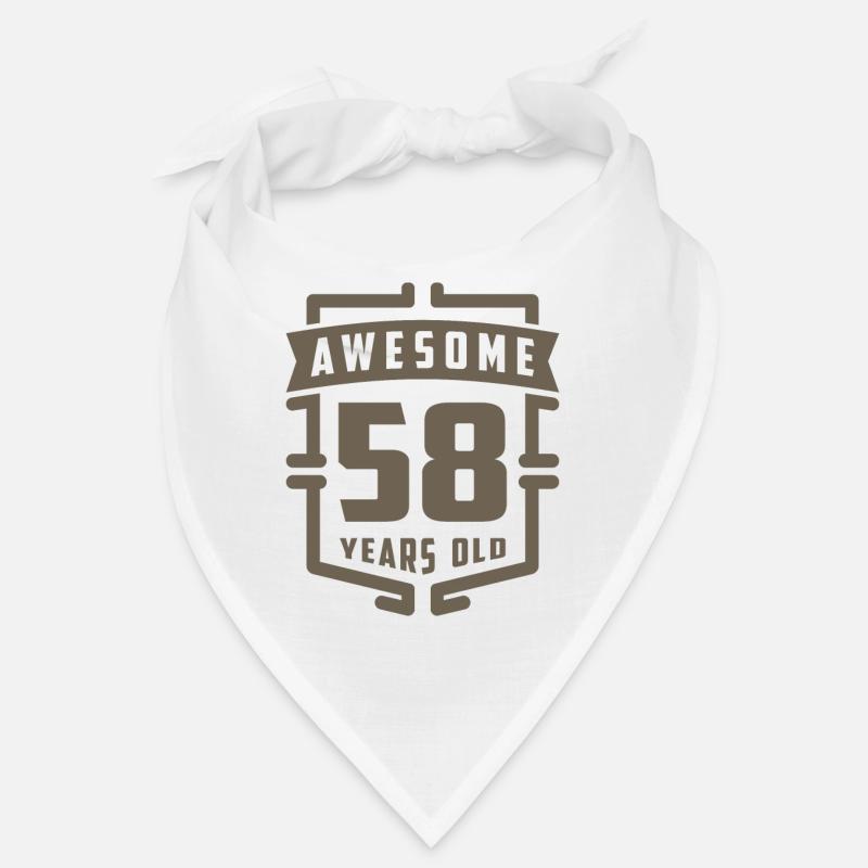 Awesome 58 Years Old Bandana