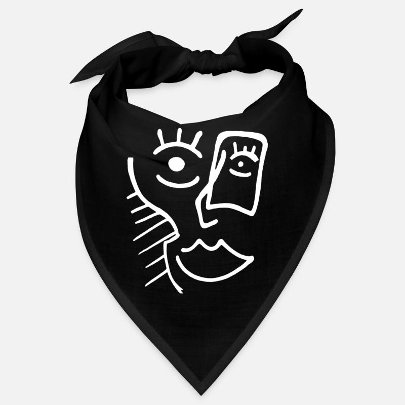 Masque blanc Bandana